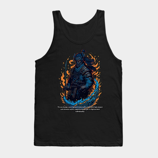 Japanese ninja warriors Tank Top by D.W.P Apparel